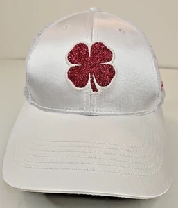 Cappello/Snapback Nero Trifoglio Primaverile Fortuna Rosa Scintillante Live Lucky - Foto 1 di 16