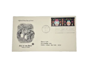 Day Of The Dead Stamp / FDC First Day Issue Envelopes - Picture 1 of 2