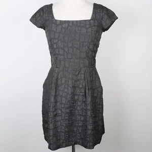 BCBGeneration Damen Größe 8 strukturierte Kappe Ärmelkleid - Bild 1 von 5