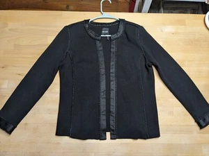 nic+zoe Elegant round neckline blazer size small (pre-owned) - Picture 1 of 15