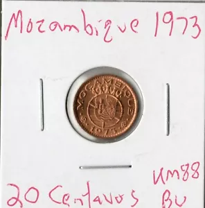Moneda Mozambique (Portugués) 20 Centavos 1973 KM88 - Imagen 1 de 2