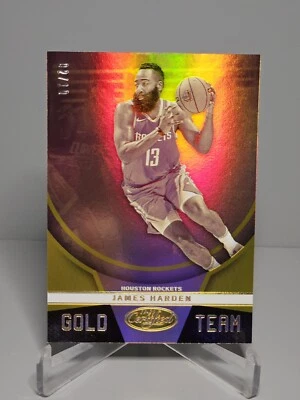 2019-20 Certified Gold Team Mirror Gold #5 James Harden 02/10 - Image 1 of 2