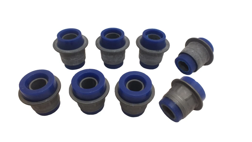Polyurethan Silentbüchsen 8 Stück Fiat 124 Spider Coupe  in blau front bushing - Bild 1 von 1