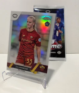 2022-23 Topps Chrome Women REFRACTOR Zara Kramzar Roma #43 - Picture 1 of 2