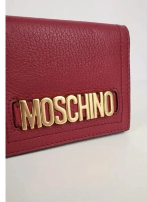 Cartera de cuero Moschino.  Con caja y etiqueta Foto 1 de 3