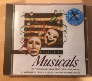 Various Artists With West End Orchestra "Absolute Musicals" NEW CD *15 Tracks* - Bild 1 von 3