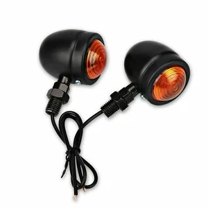 4pcs Motorcycle Turn Signal For Harley Chopper Cafe Racer Yamaha Suzuki Kawasaki - Picture 1 of 7