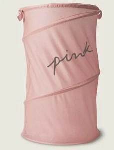 Victoria's Secret PINK faltbarer Wäschekorb Pop-up rosa Logo neu - Bild 1 von 3