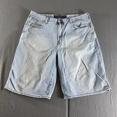 Шорты мужские Nautica 38 синие джинсовые с высокой талией плотник уличная одежда опрятные уличные - Изображение 1 из 4