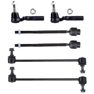 6x For 2004-2010 Chevrolet Malibu Front Sway Bar End Link Inner Outer Tie Rod - Picture 1 of 11