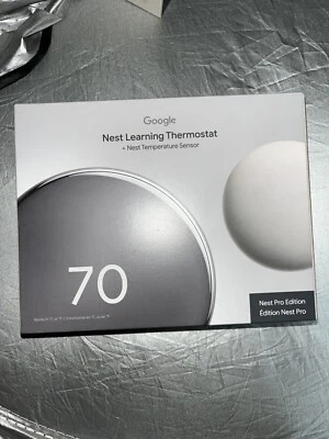 Google Nest Learning Thermostat (4th gen) w/ Temperature Sensor (2nd gen) Silver - Image 1 of 4
