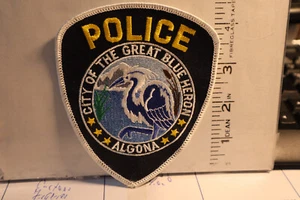 police patch ALGONA POLICE IOWA BLUE HERON - Bild 1 von 1
