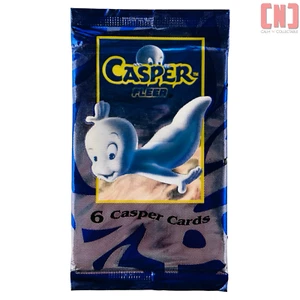 Vintage 1995 Casper The Friendly Ghost Trading Cards Sealed Pack - Picture 1 of 2