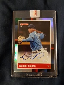 Wander Franco 2022 Panini Donruss 1988 Retro Signatures Holo Card No. R88S-WF