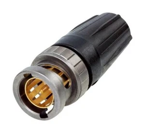NEUTRIK - 75 ohm UHD BNC Plug Connector, 4K & 8K Signals - 6.3mm O.D Cables - Picture 1 of 1