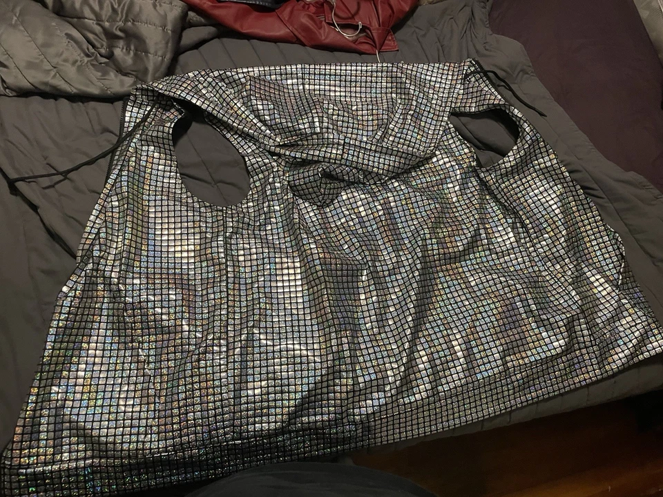 Silver Cosplay Vest Light Material XL Brand New Never Worn - Image 1 of 1