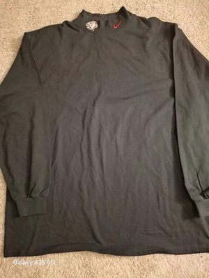 Camisa De Colección Buffalo Sabres Equipo Nike Simulación Cuello Alto Negra Talla 2XL  Foto 1 de 4