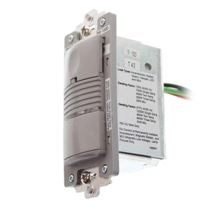 WATT STOPPER PW-100D-G PIR WALL SWITCH OCCUPANCY SENSOR, 120/277V, GRAY - Picture 1 of 4