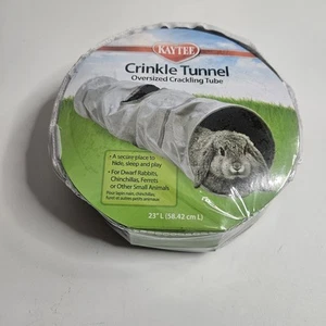 Kaytee Tunnel Crinkle Assortito - Tubo Crackling 23" (Colore Verde) - Foto 1 di 2