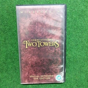 The Lord of the Rings: The Two Towers Extended Version VHS Tape 2002 Widescreen - Imagen 1 de 9