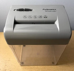 Fellowes Shredmate 040324 grau 10" Schreibtisch Aktenvernichter - Bild 1 von 11