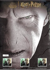2023 Lord Voldemort. Harry Potter Limited Edition Label Sheet. Excellent! - Picture 1 of 1