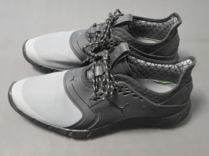 Puma Ignite Pwrframe Herren Größe 8 schwarz grau Golfschuhe ohne Spikes 191212 01 - Bild 1 von 15