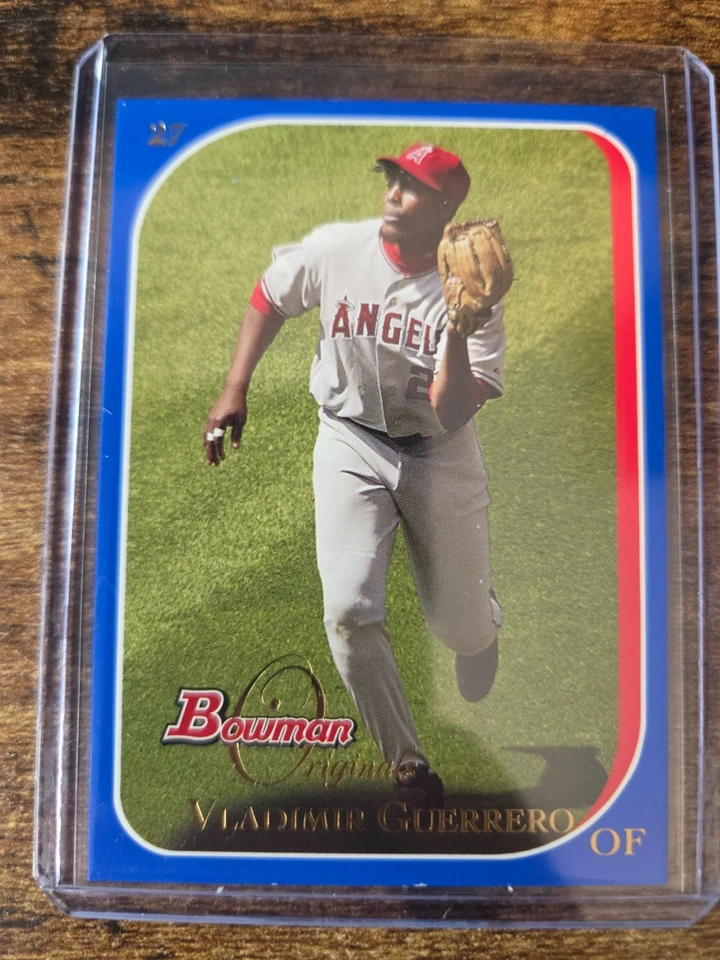 2006 Bowman Originals Vladimir Guerrero Blue 168/249 #27 Anaheim Angels - Image 1 of 2