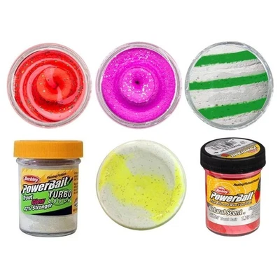 Berkley Powerbait Troutbait Special Offer Paket 9 - 5 Gläser Gemischt Forellente - Bild 1 von 4