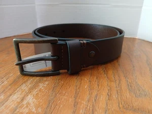 Ceinture en cuir marron Johnston & Murphy 75-7920 taille 34 - Photo 1/8