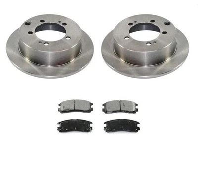 Sebring Coupe Fits 1995-2000 Dodge Avenger Rear Brake Rotors Ceramic Pads - Image 1 of 4