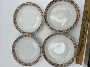 4 zuppiere Tressemann & Vogt Limoges Limoges fiori T&V rosso giallo marrone - Foto 1 di 5