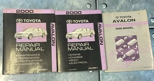 2000 Toyota Avalon Factory Repair Manual 1&2 With Wire Diagram - Picture 1 of 1