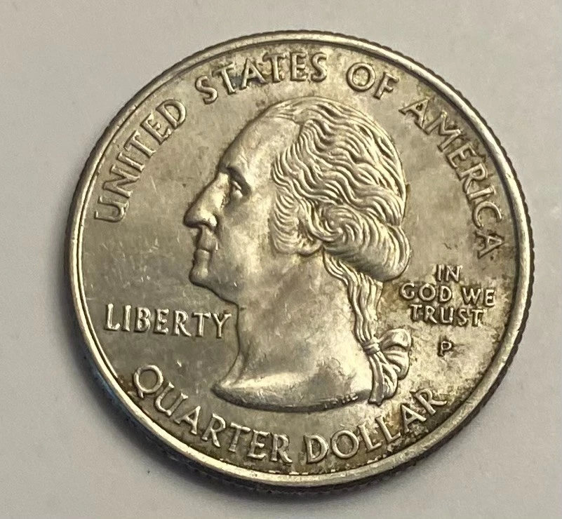 2003"P" Missouri State Quarter**Major Struck Through Errors**(Rare) - Image 1 of 2