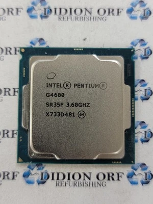 INTEL Pentium G4600 SR35F 3.60 GHz 3 MB 51 W Grade B SKU 19413 - Image 1 of 2