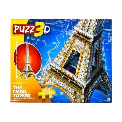 Hasbro Puzz-3D Eiffel Tower (160 pcs.) VG+/NM - Image 1 of 2