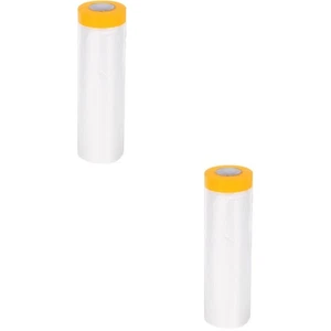 Juego de 2 cintas de tiro térmicas para cubiertas de ventanas de película aislante para puertas - Imagen 1 de 12