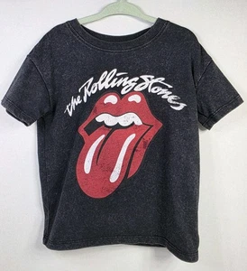 The Rolling Stones Kids T-Shirt Music Logo Toddler & Youth Official Black Cotton - Picture 1 of 16