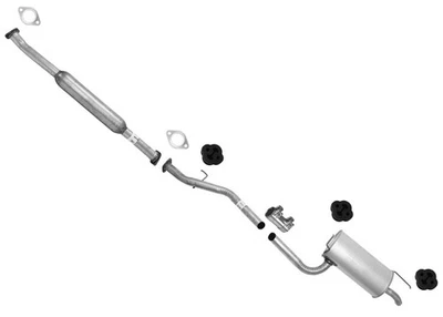 Muffler Exhaust Pipe System 2.4L 2.5L 2.7L For 2001 2002 2003 2006 Kia Optima - Image 1 of 4