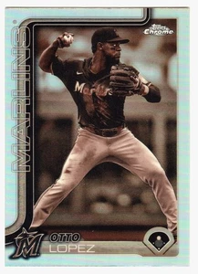 2025 Topps Chrome - Otto Lopez #134 Sepia Refractor - Picture 1 of 2