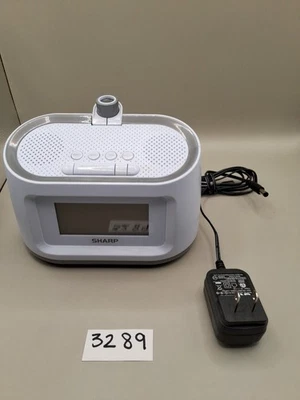 Sharp Projection Alarm Clock with Soothing Nature Sleep Sounds Easy to Read - Image 1 of 4