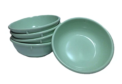 5 cuencos de cereales vintage de melamina Dallas Ware de jadeíta verde de 5,25" Foto 1 de 2
