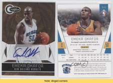 2010-11 Totally Certified Totally Gold Signatures /25 Emeka Okafor #52 Auto