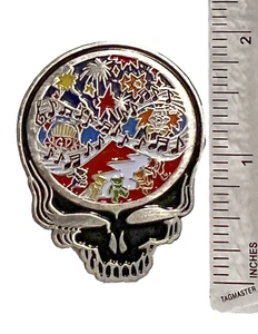 Grateful Dead Pin Music Never Ends “Get Sh!t Done” 2”x 1.5” - Picture 1 of 2