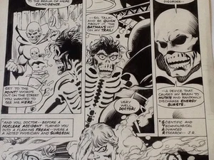 World's Finest Comics page 2 George Tuska Original Art Batman Atomic Skull 1988 - Picture 1 of 5