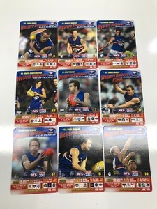 2003 AFL Teamcoach Trading Card Base Card Team set WESTERN BULLDOGS (9)