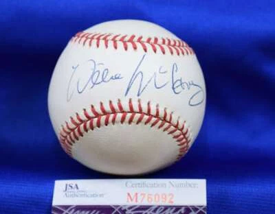 Willie McCovey JSA Coa Autograph National League ONL Signed Baseball - Image 1 of 2