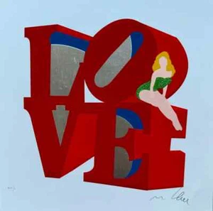 Marco Lodola - Love - 30x30cm - Foto 1 di 1