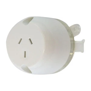 100 x Plug Base - Socket Outlet - LED LIGHTING - 3 Pin Socket 10AMP 240/250 Volt - Picture 1 of 4