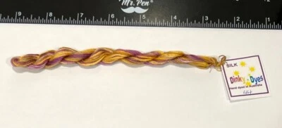 Dinky Dyes #44 Pacific Sunshine 100% Silk Embroidery Thread 8 Mtrs Cross Stitch - Image 1 of 2